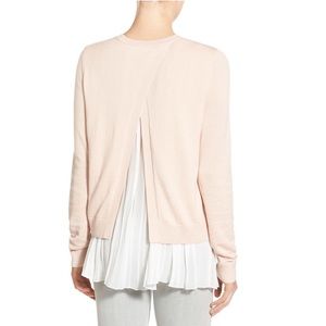 Chelsea28 Pleated Hem Sweater